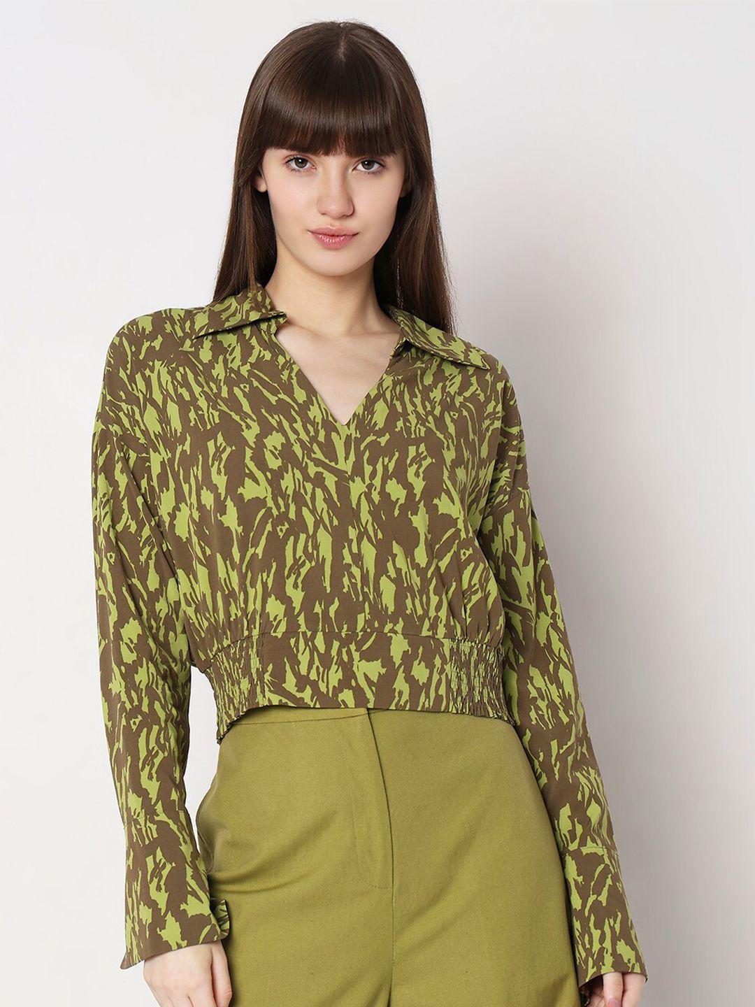 vero moda animal printed top