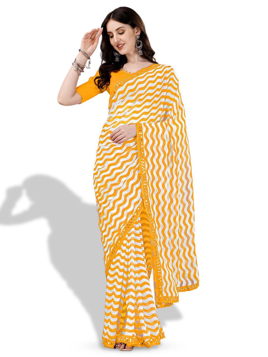 b4me com leheriya pure georgette leheriya saree