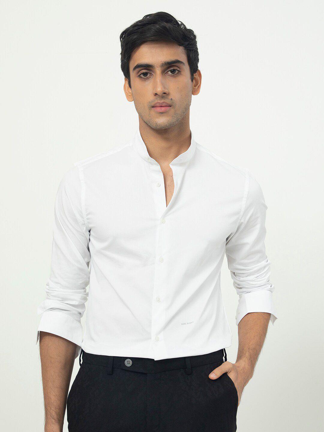 rare rabbit slim fit opaque casual shirt