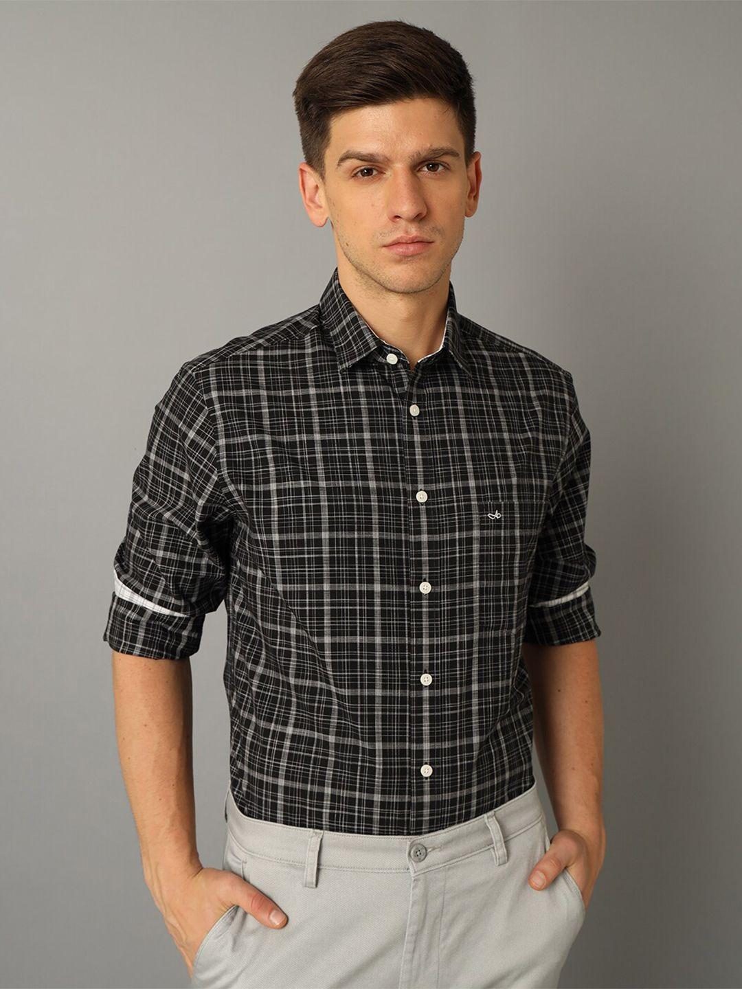 aldeno comfort tartan checked pure cotton casual shirt