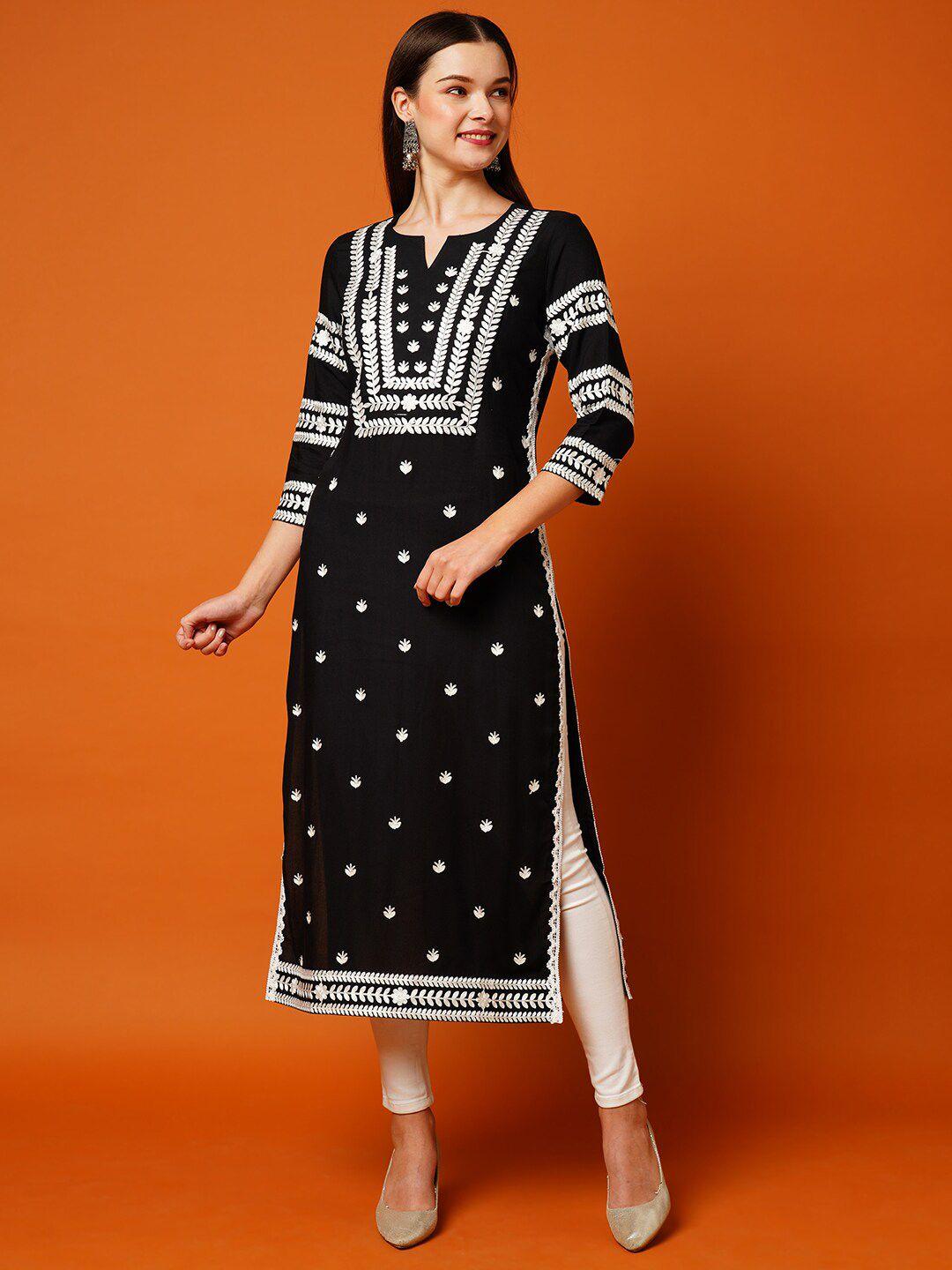 kalini ethnic motifs embroidered kurta