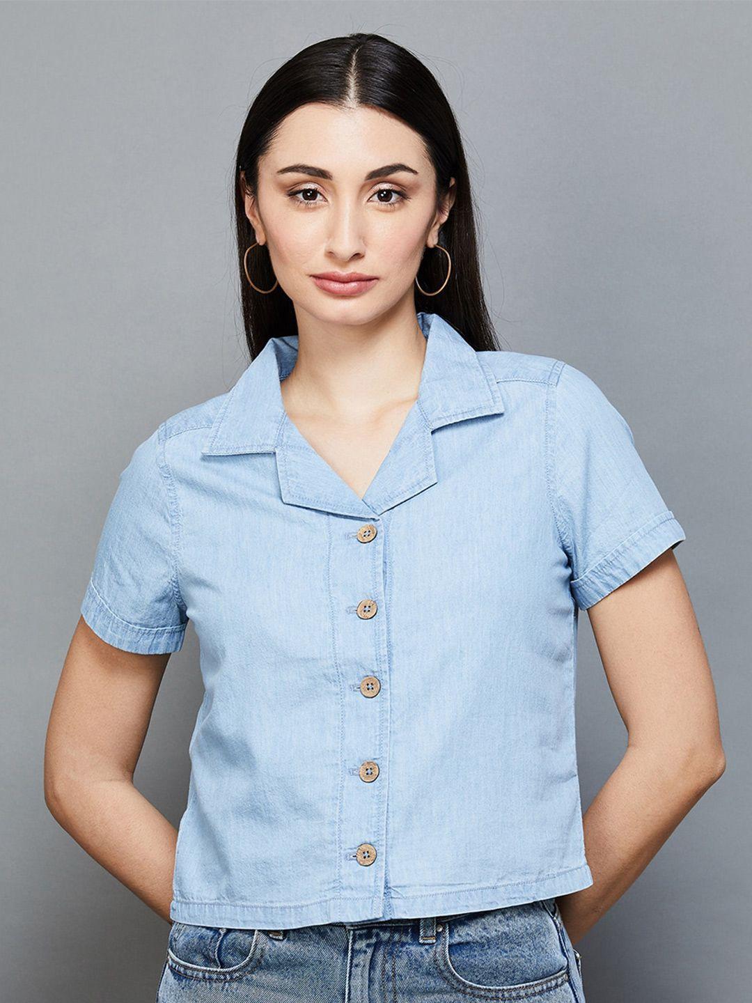 fame forever by lifestyle cotton shirt style top