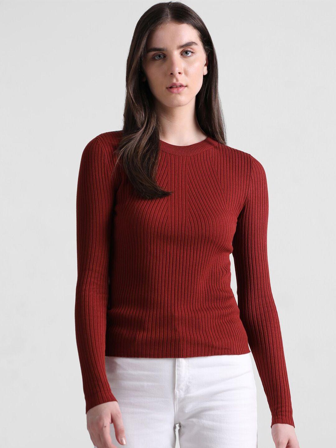 only women ribbed pullover sweater