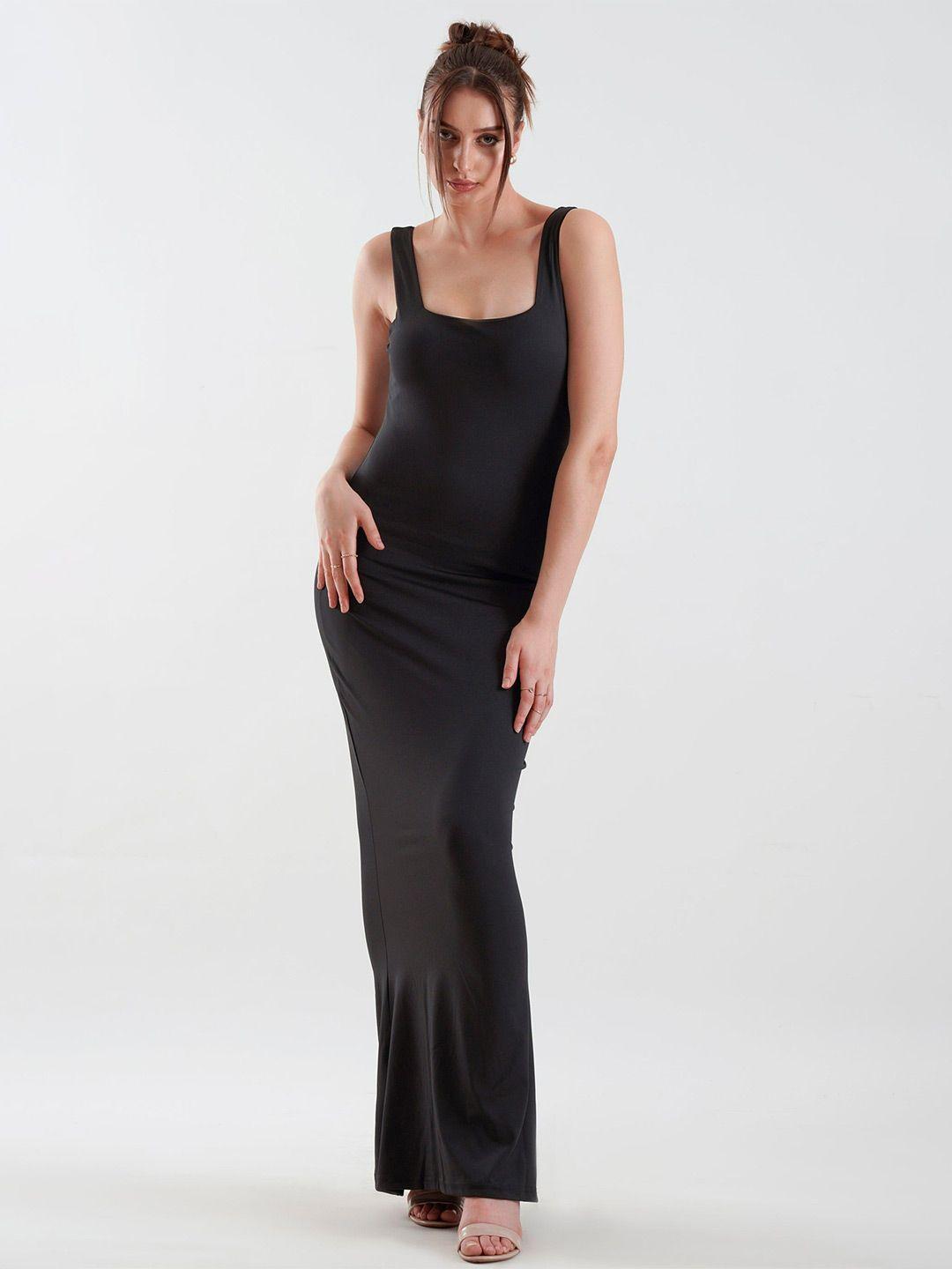 outcast square neck sleeveless maxi dress