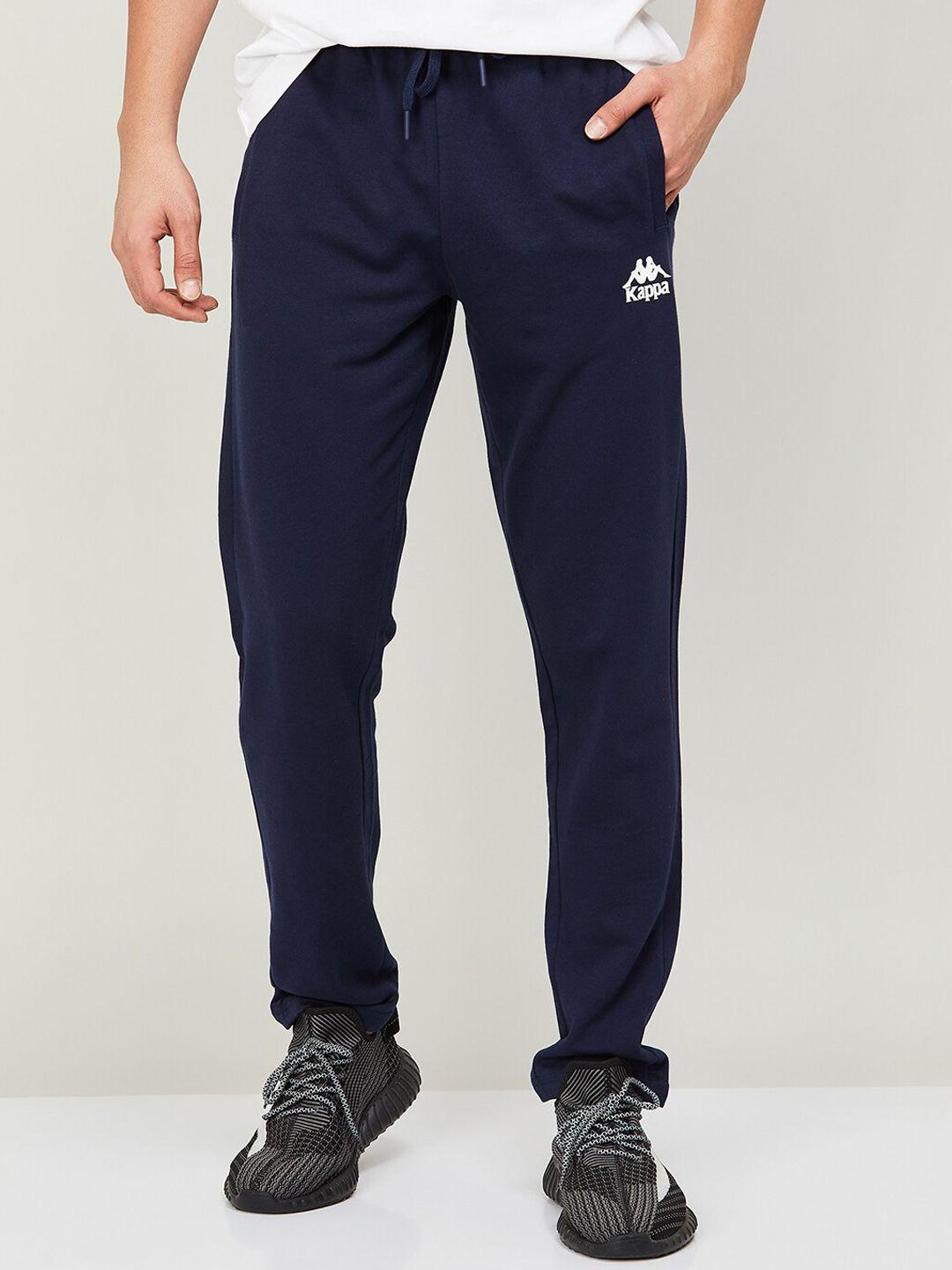 kappa men mid-rise slim-fit track pants