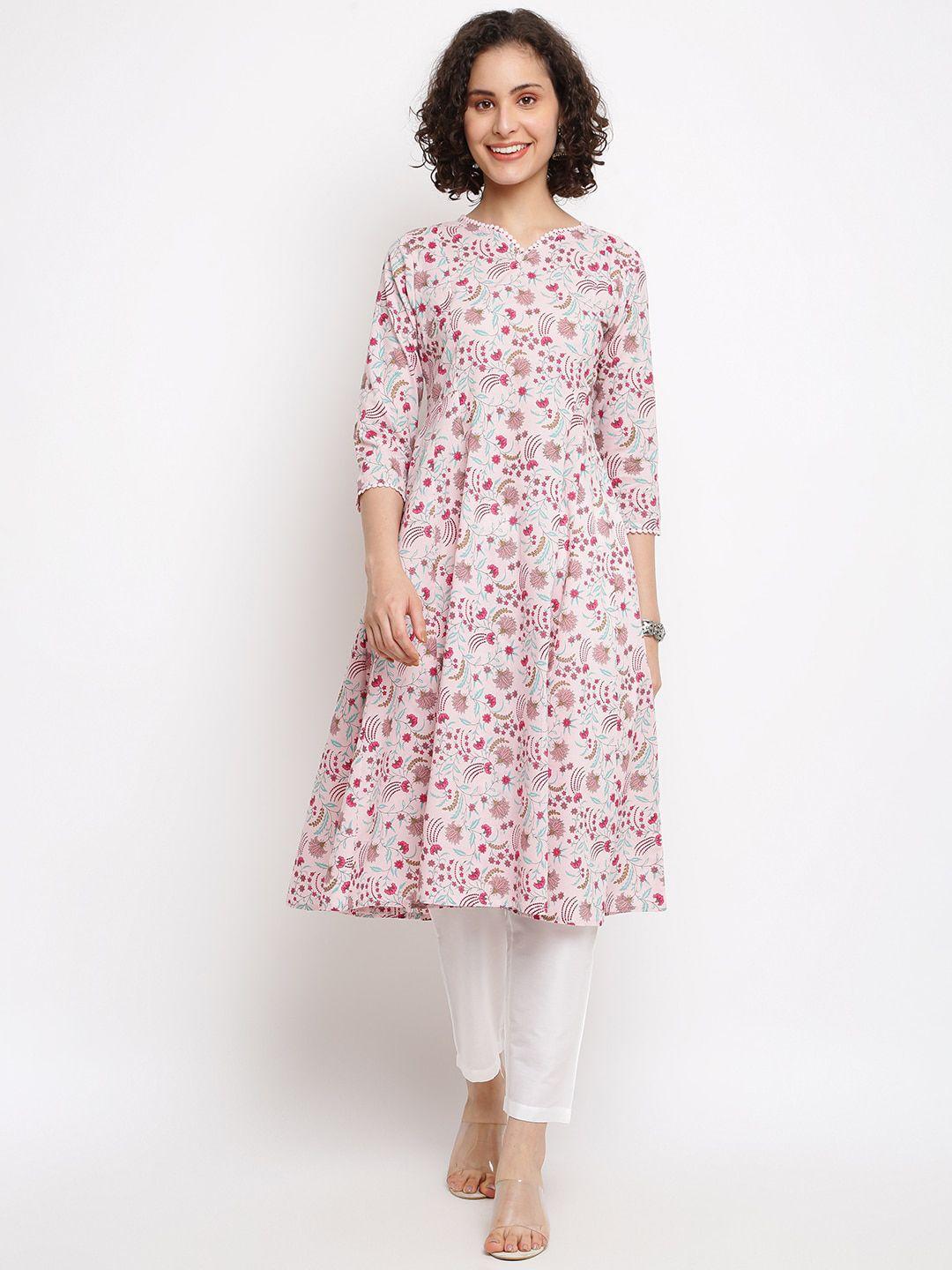 imara floral printed a-line kurta