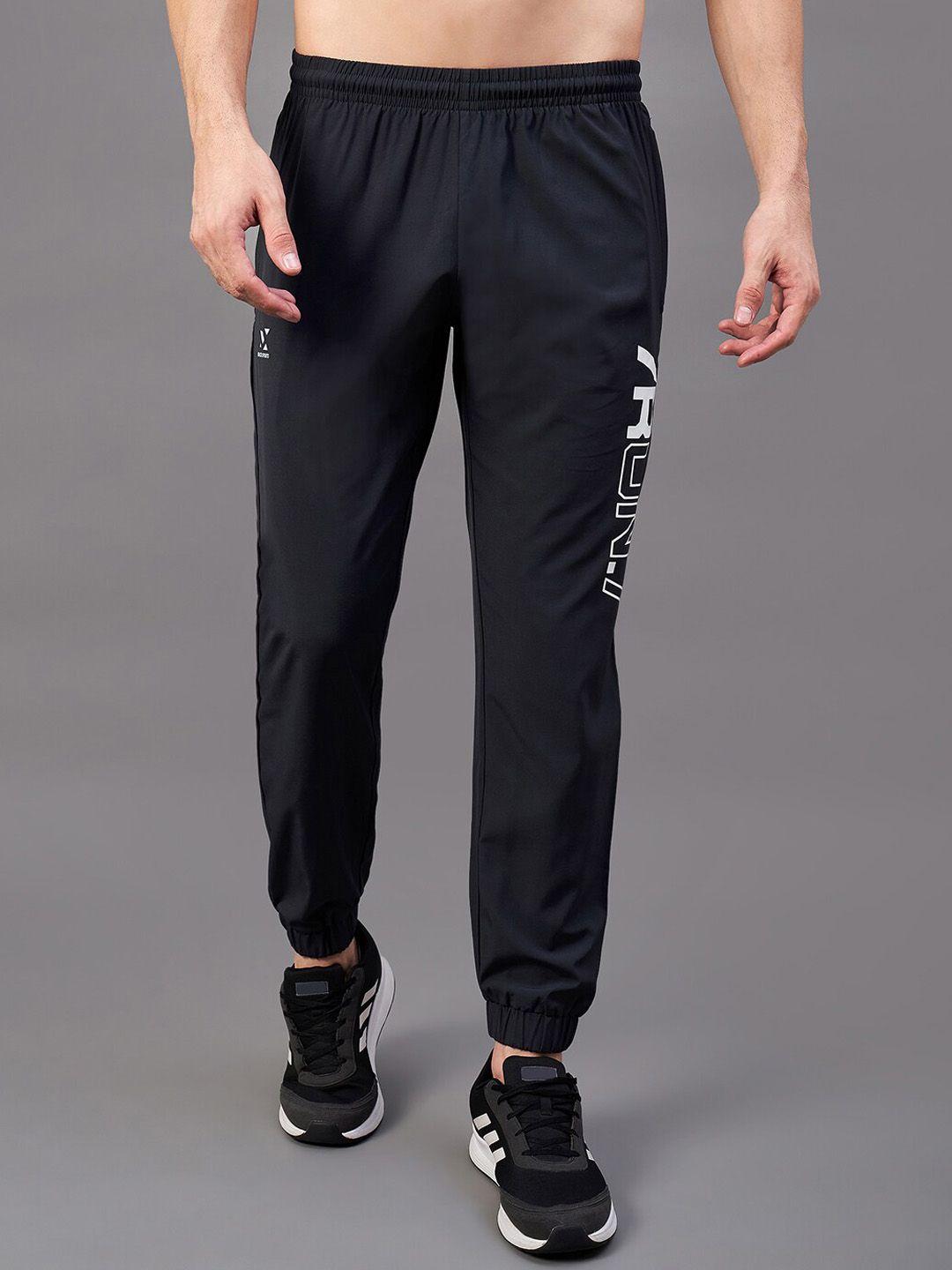 masch sports men mid rise typography printed rapid-dry sports joggers