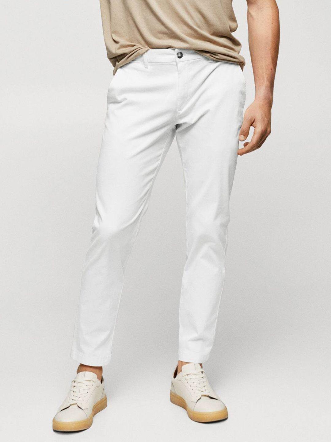 mango man sustainable tapered fit chinos trousers