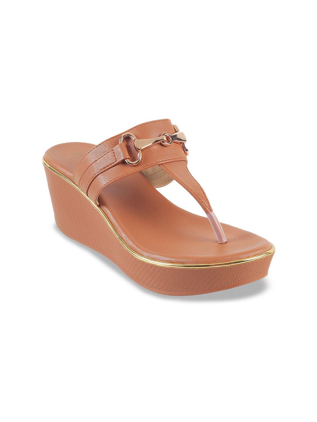 mochi buckled wedge heels