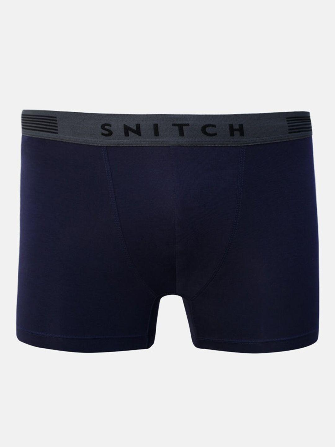 snitch navy blue mid-rise trunk 4msiwt0001-01-s