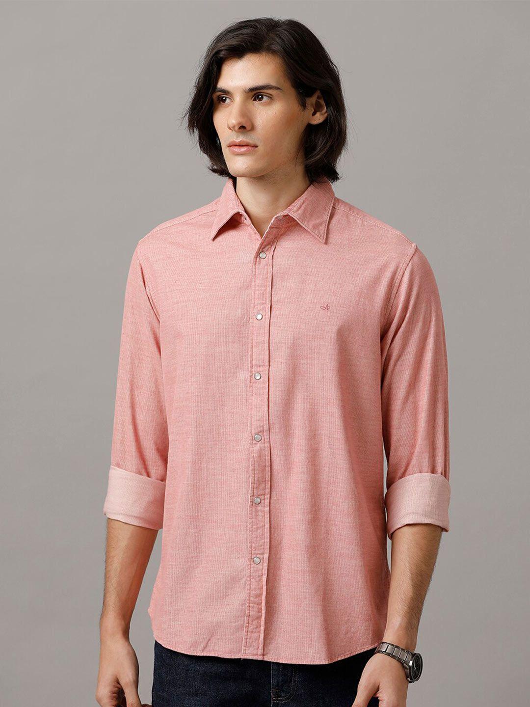 aldeno comfort spread collar cotton casual shirt