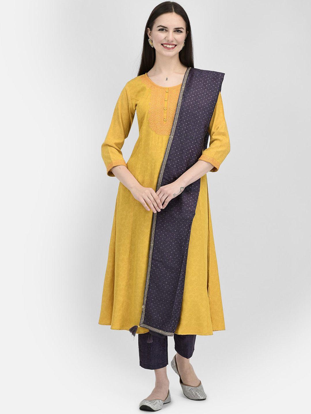 span women yellow kurta