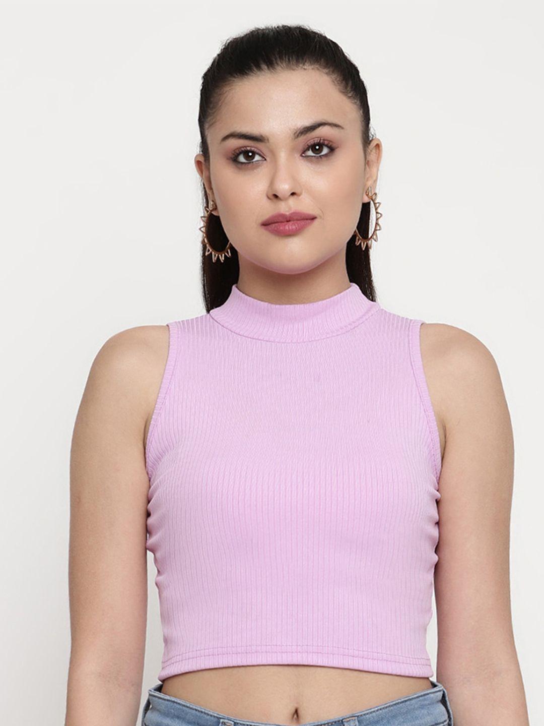 baesd high neck tank crop top