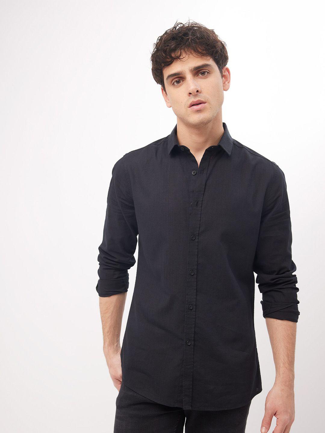 defacto long sleeves pure cotton casual shirt