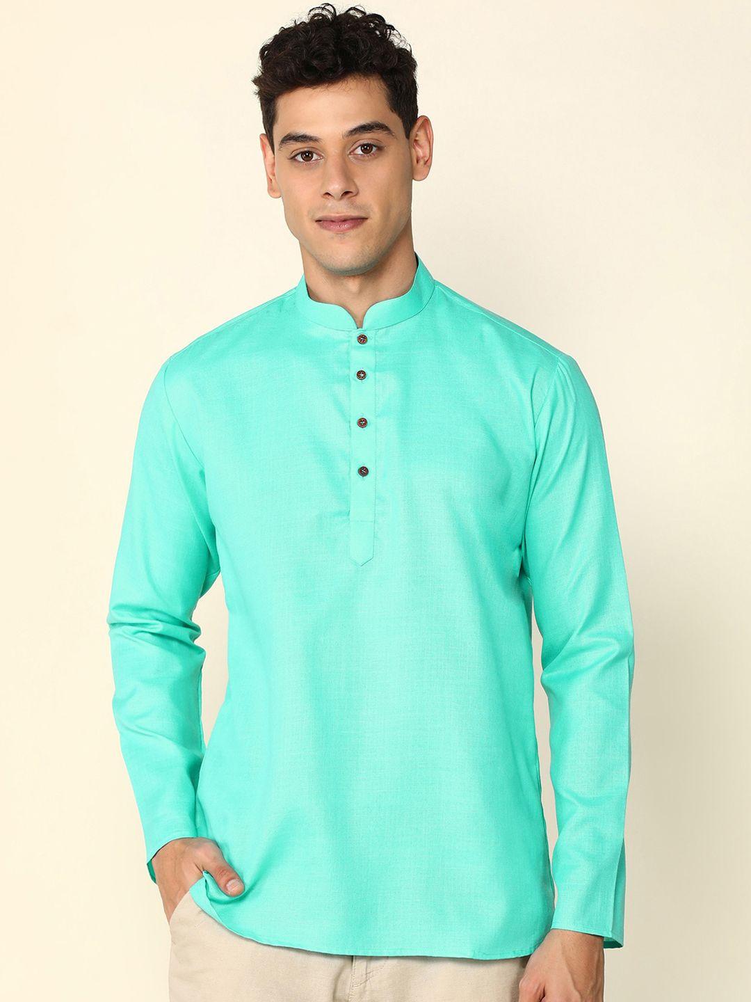 anubhutee mandarin collar long sleeves straight kurta