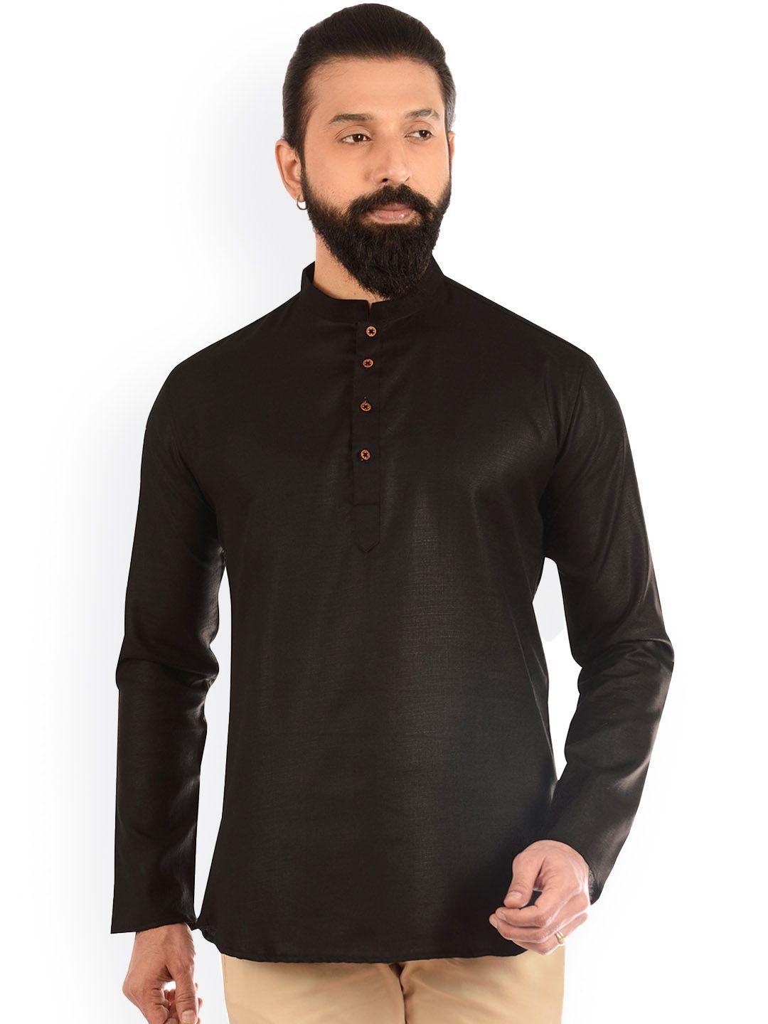 anubhutee mandarin collar straight cotton kurta