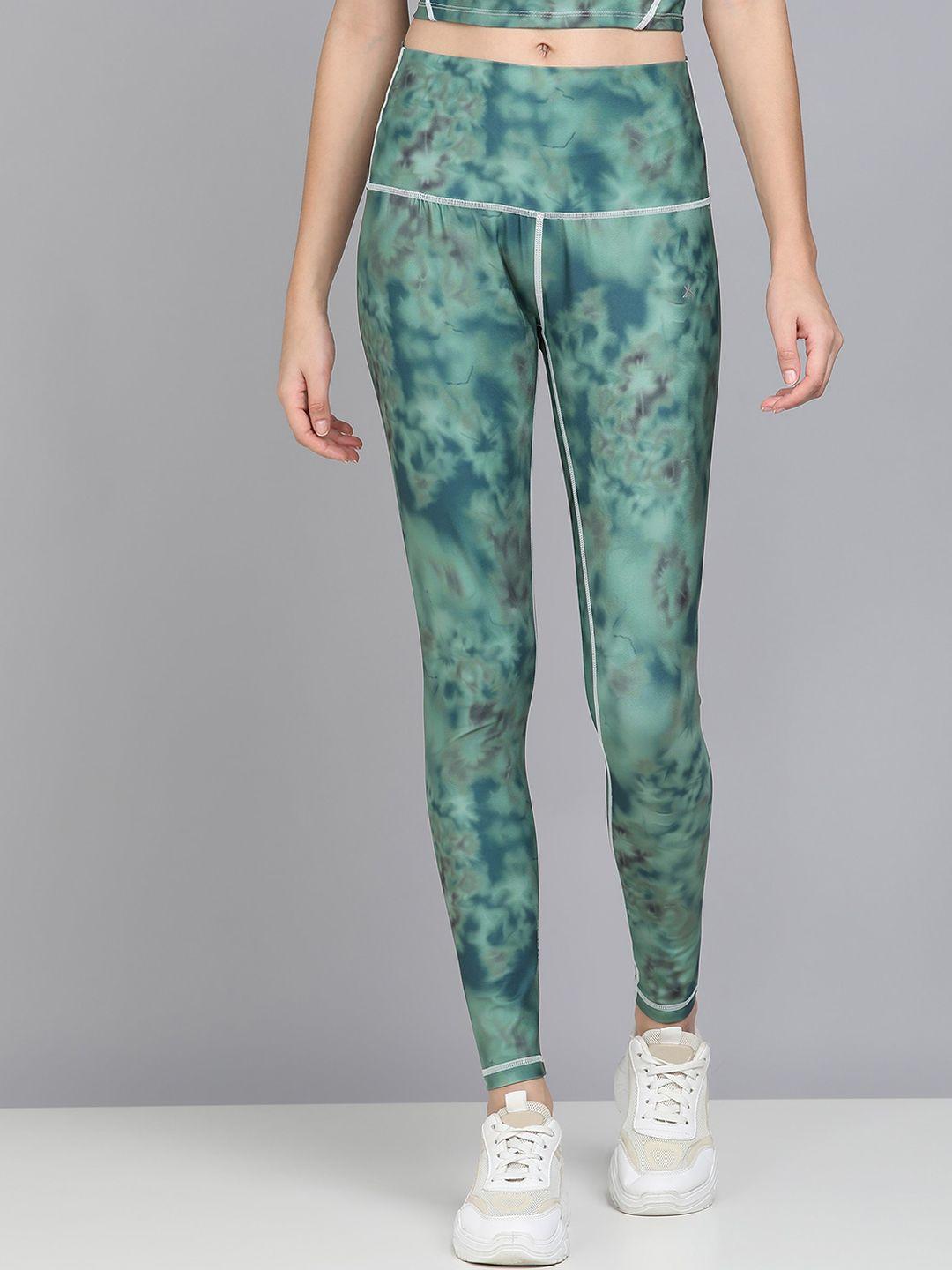 kobo abstract printed rapid dry gym tights