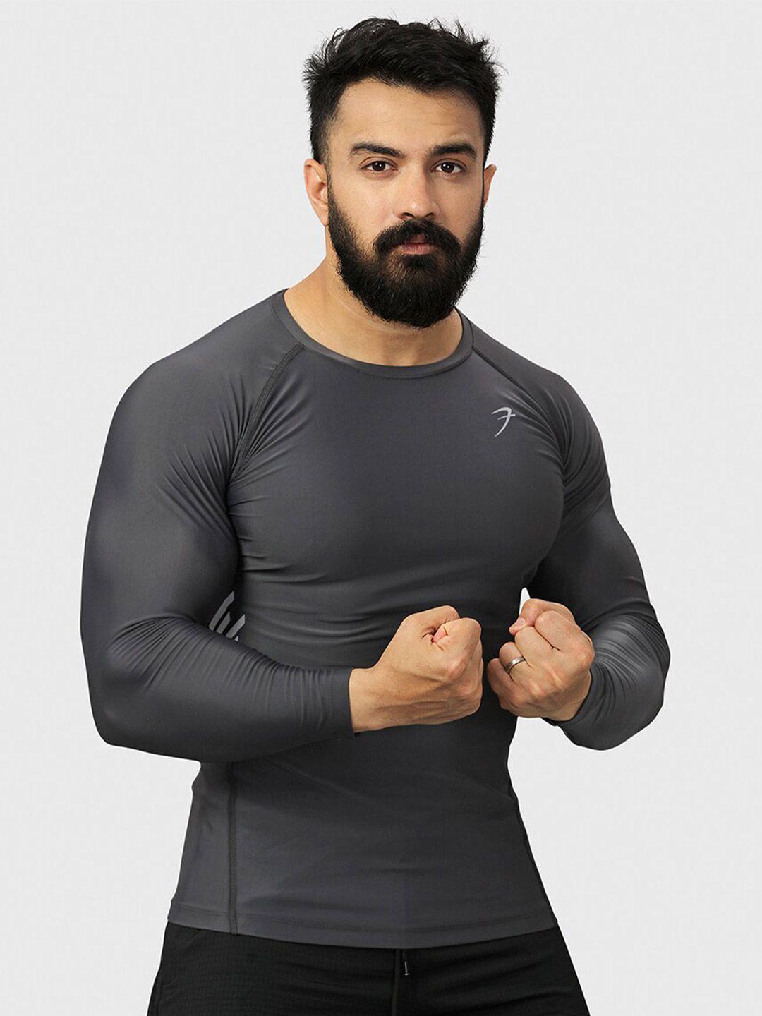 fuaark round neck anti odour compression fit t-shirt