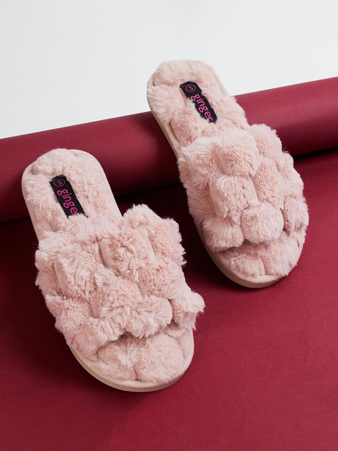 ginger by lifestyle women self design room slippers