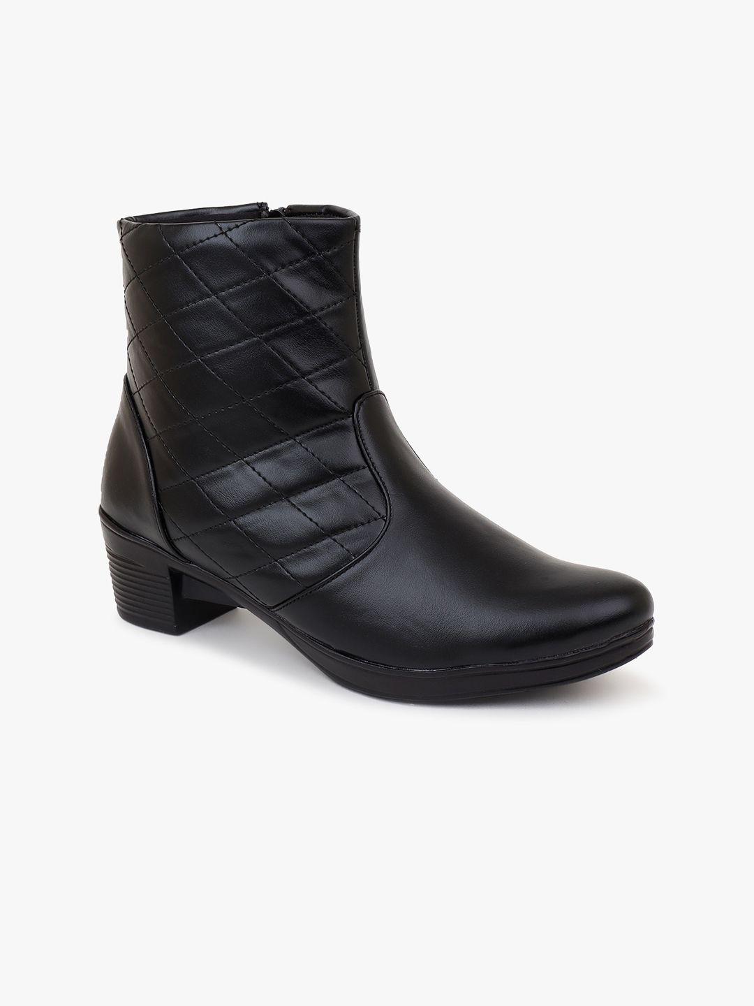 the roadster lifestyle co. women heeled mid-top chunky boots