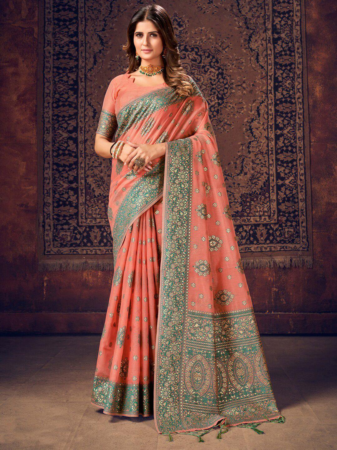 mitera floral printed saree