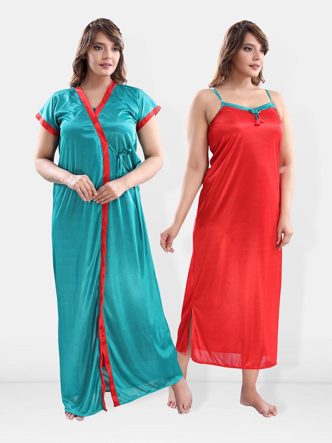 be you turquoise blue maxi nightdress