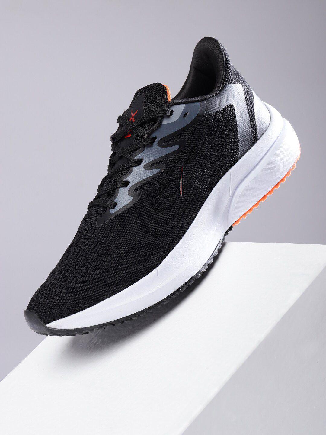 hrx by hrithik roshan men black zoom mesh running shoes