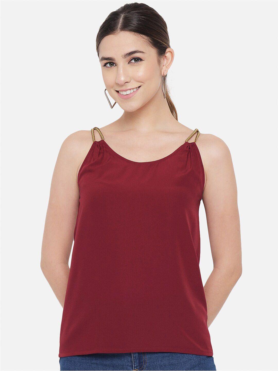 baesd shoulder straps crepe top