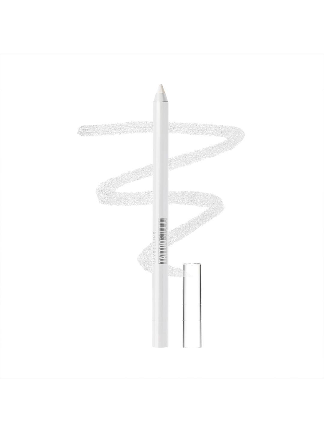 maybelline new york tattoo studio matte gel eyeliner pencil - polished white