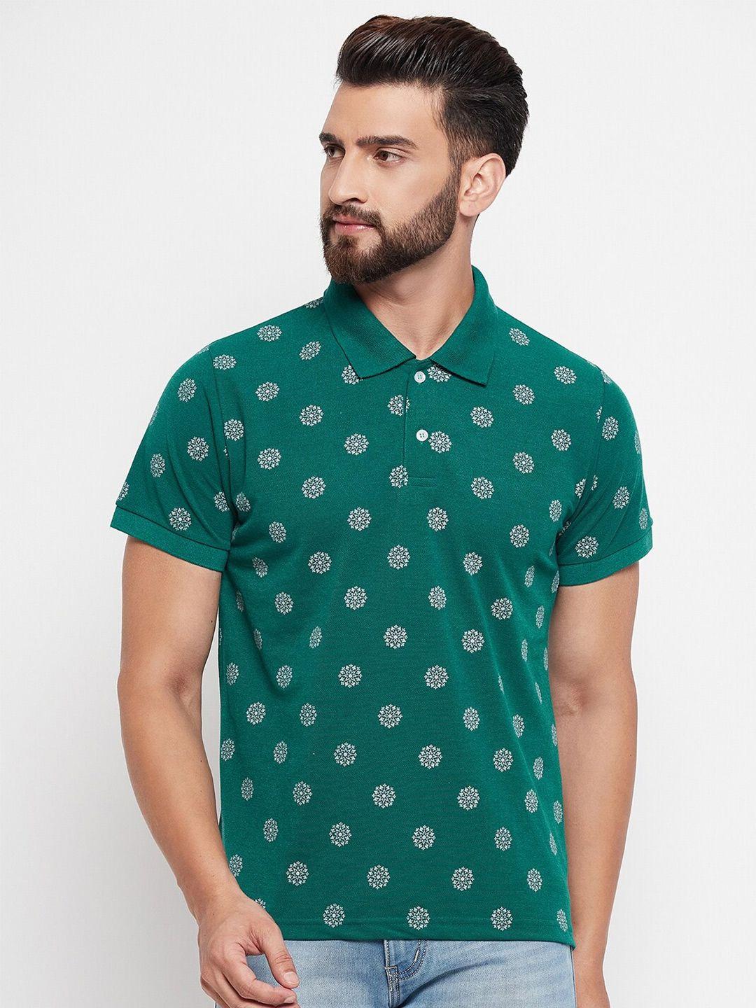 vero amore conversational printed polo collar t-shirt