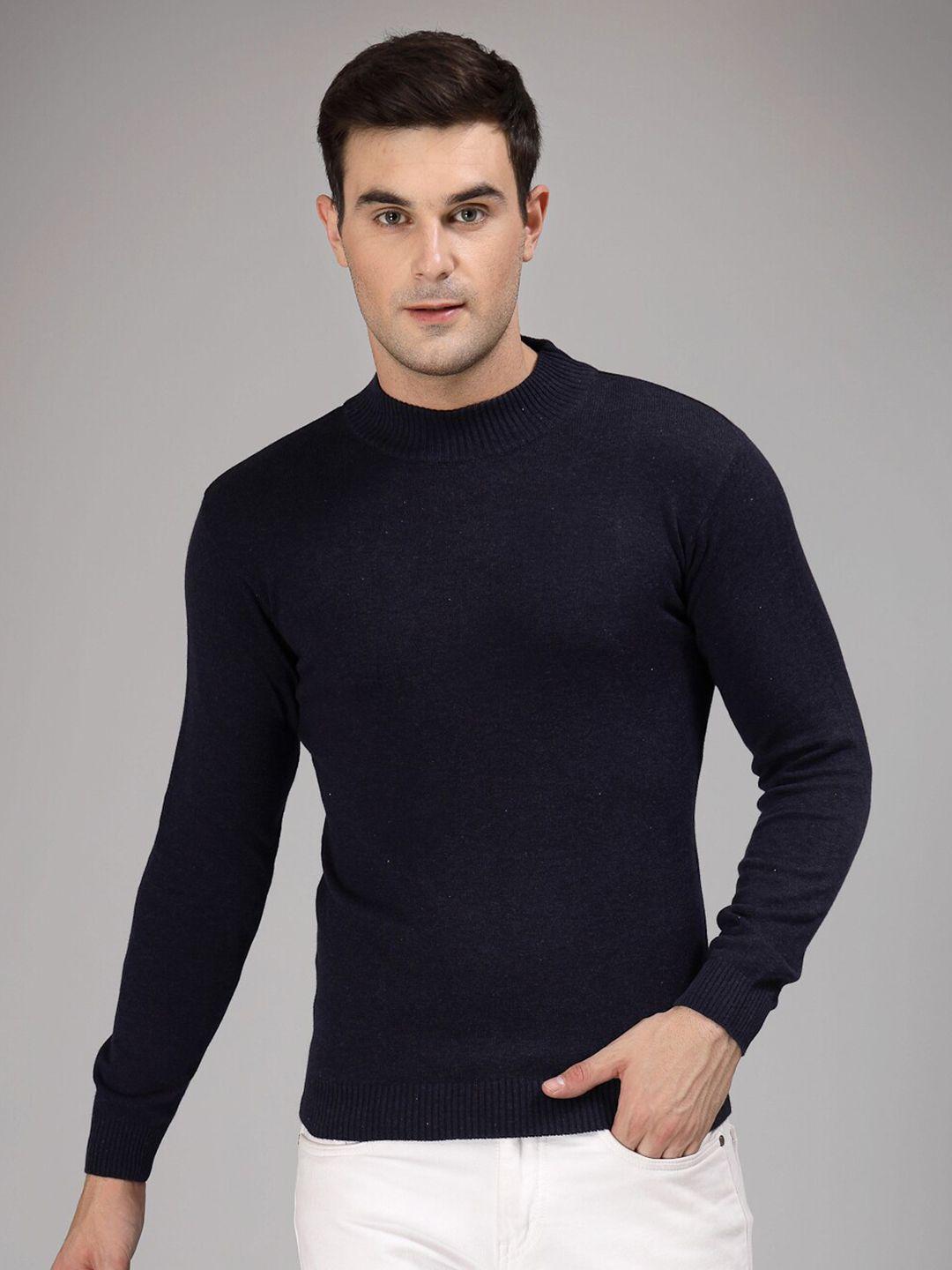 style quotient men blue pullover