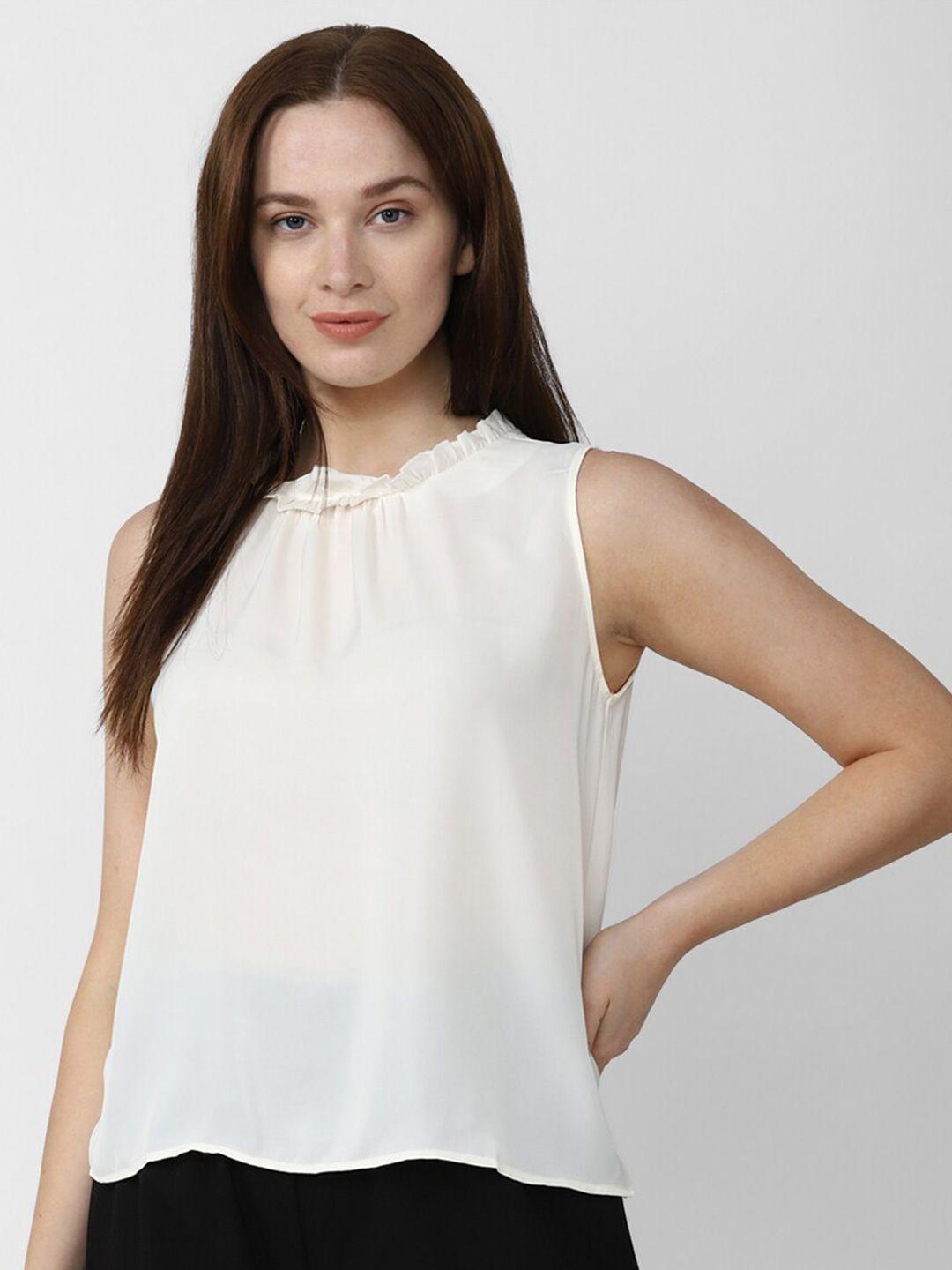 van heusen woman white top