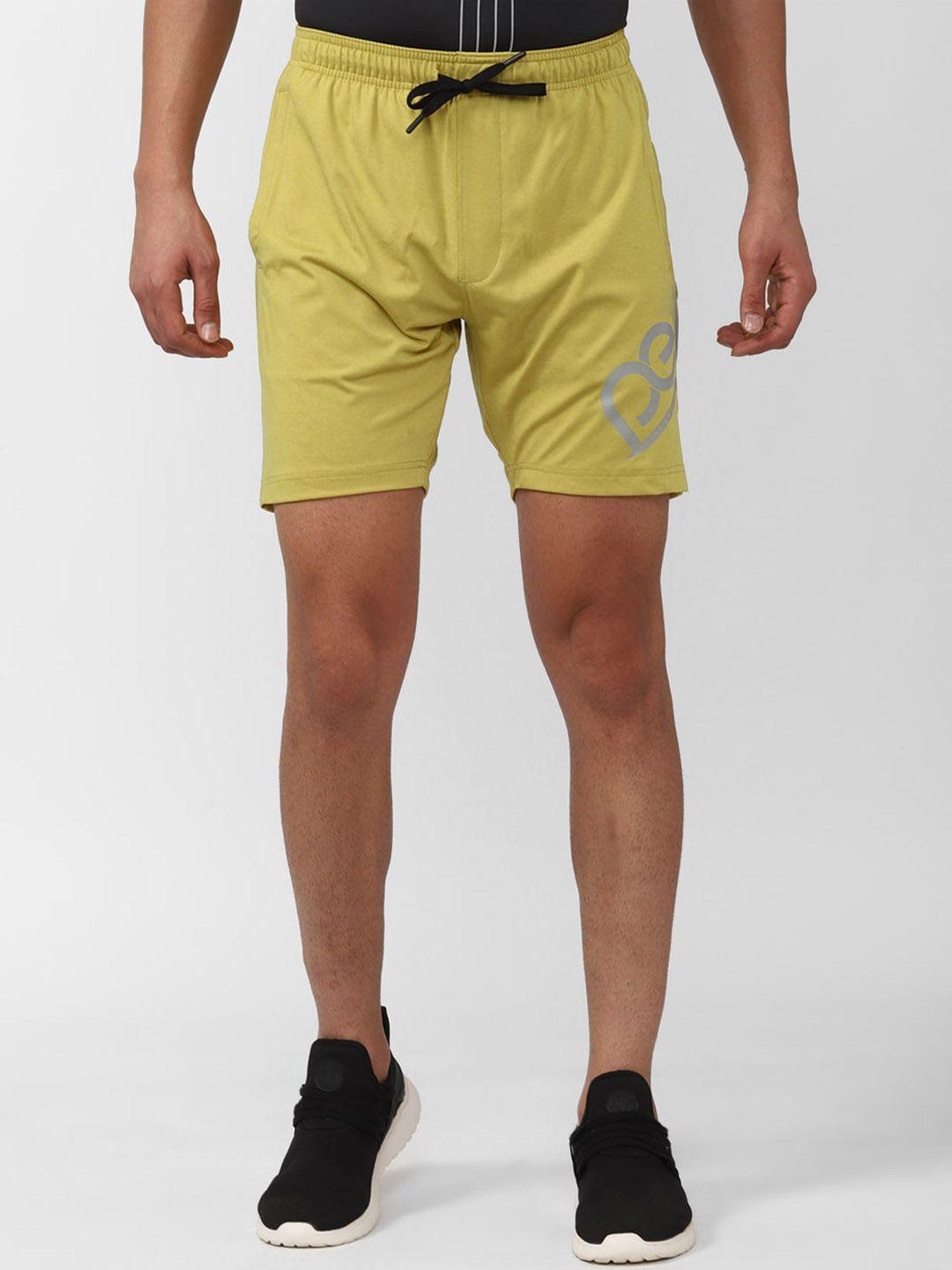 peter england casuals men yellow shorts