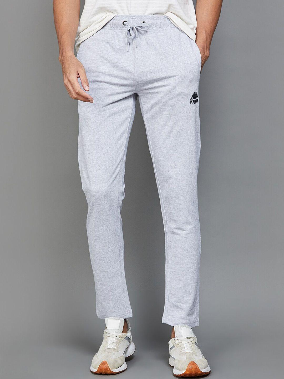 kappa men mid-rise track pants