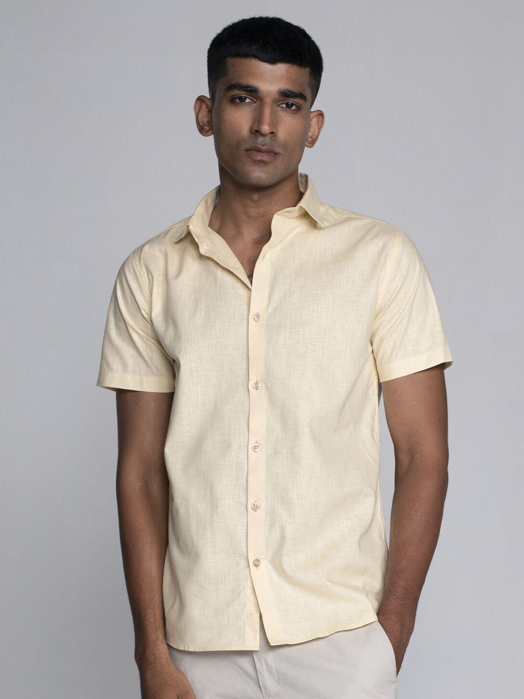 beyours straight spread collar casual shirt