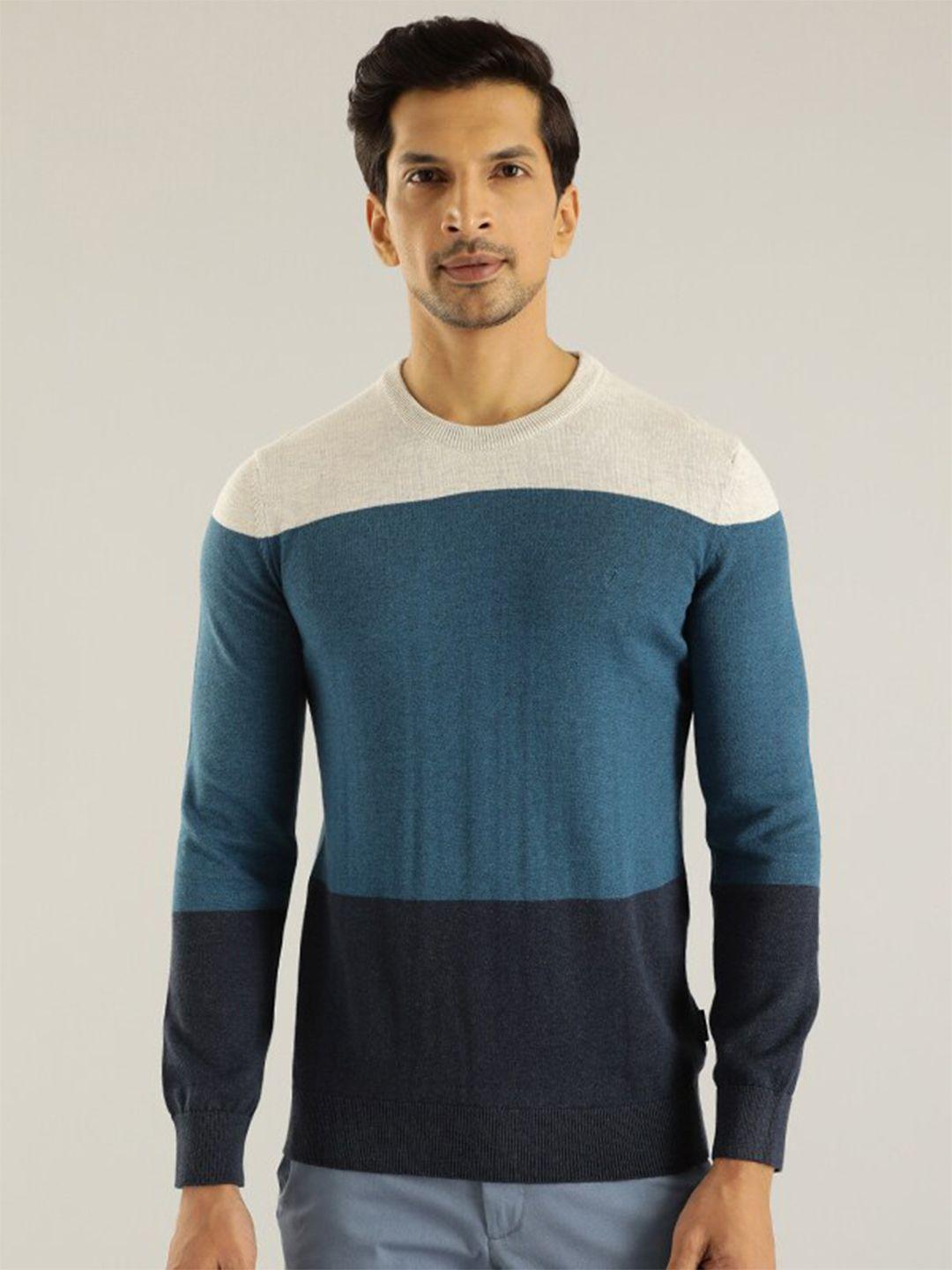 indian terrain striped pull over sweatshirt