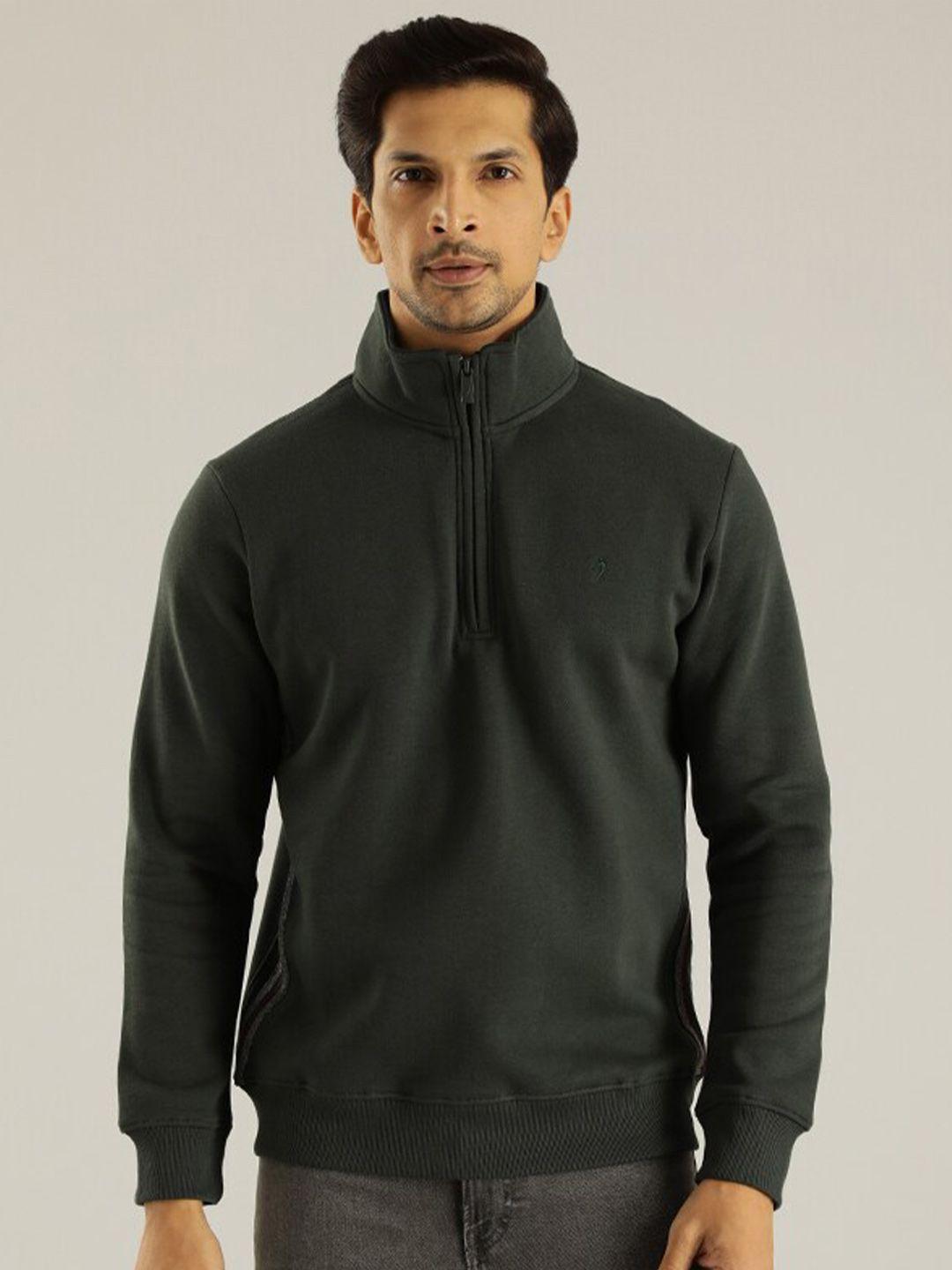 indian terrain mock collar sweatshirt