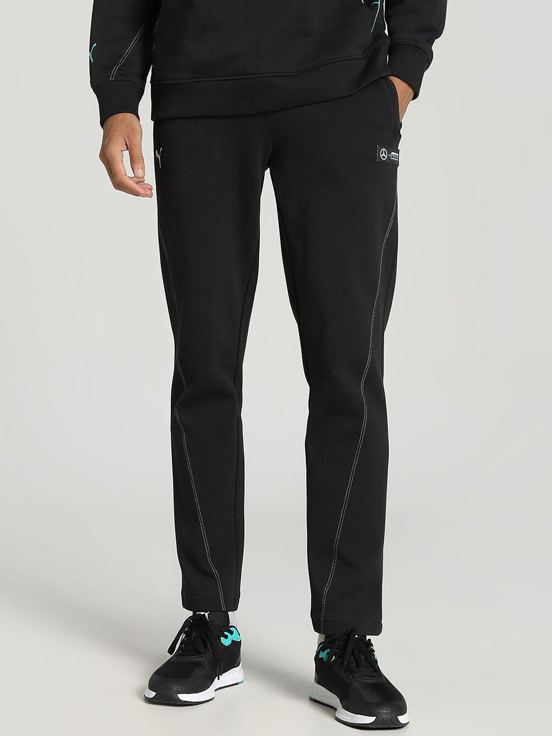 puma motorsport men mid rise cotton track pants