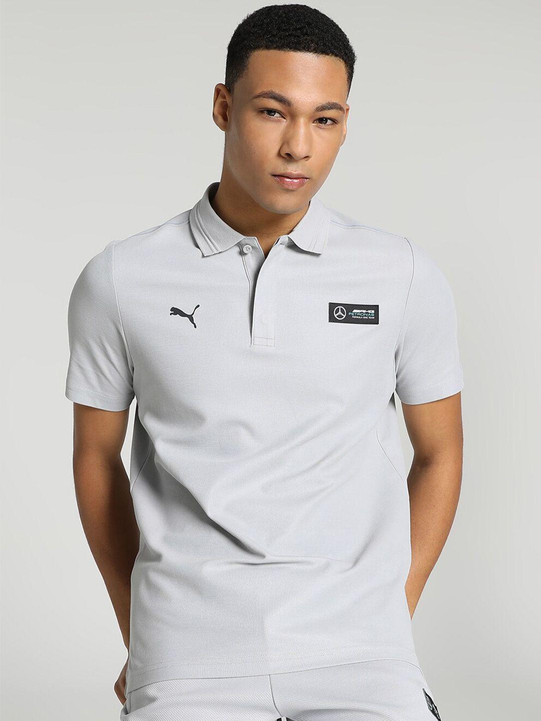 puma motorsport polo collar cotton t-shirt