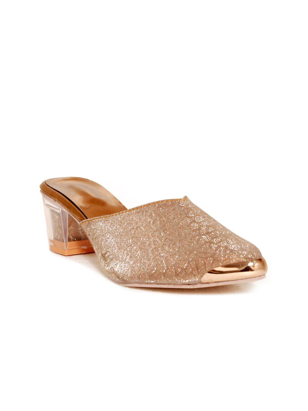 glitzy galz embellished block heel mules