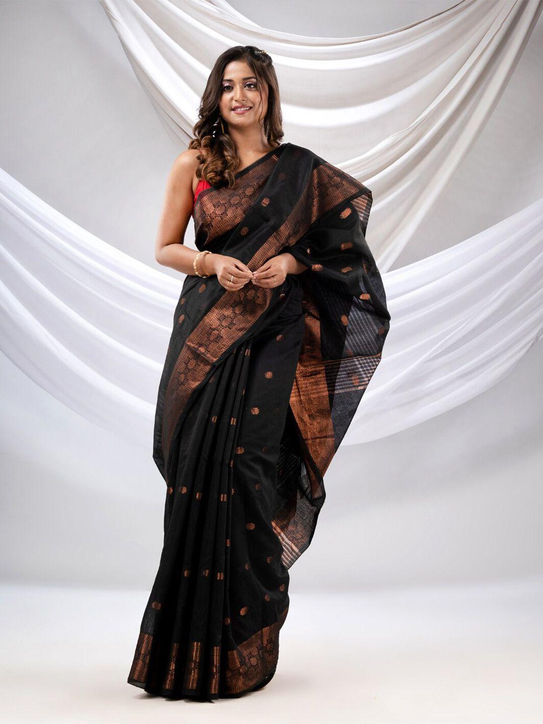 charukriti ethnic motifs woven design zari saree