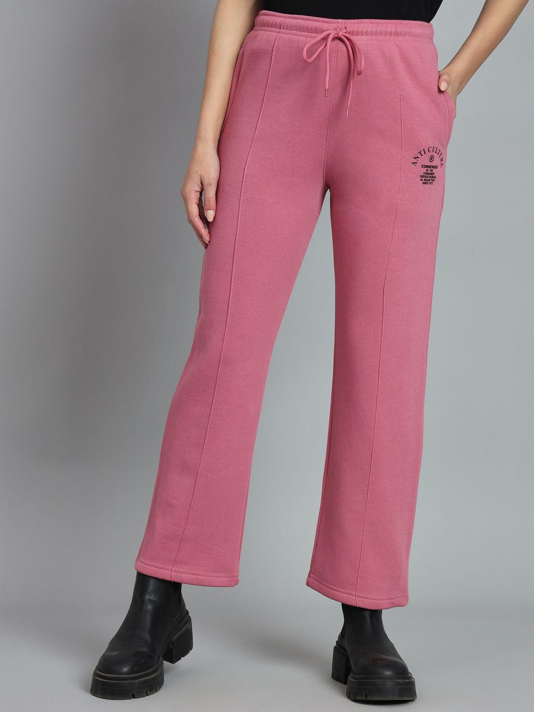 anti culture women relaxed fit track pants