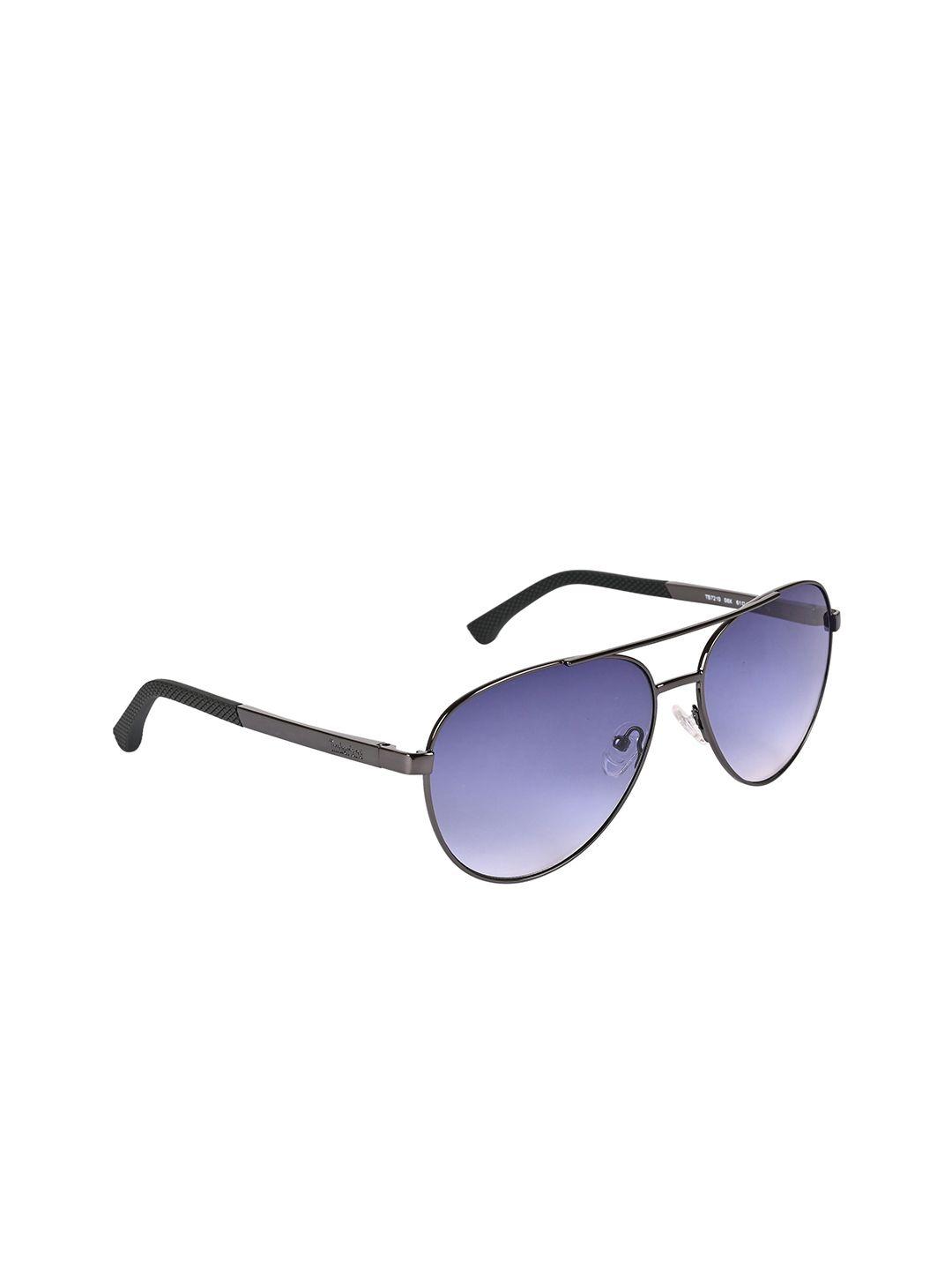 timberland aviator metal sunglasses with polarised lens tb7210 61 08x