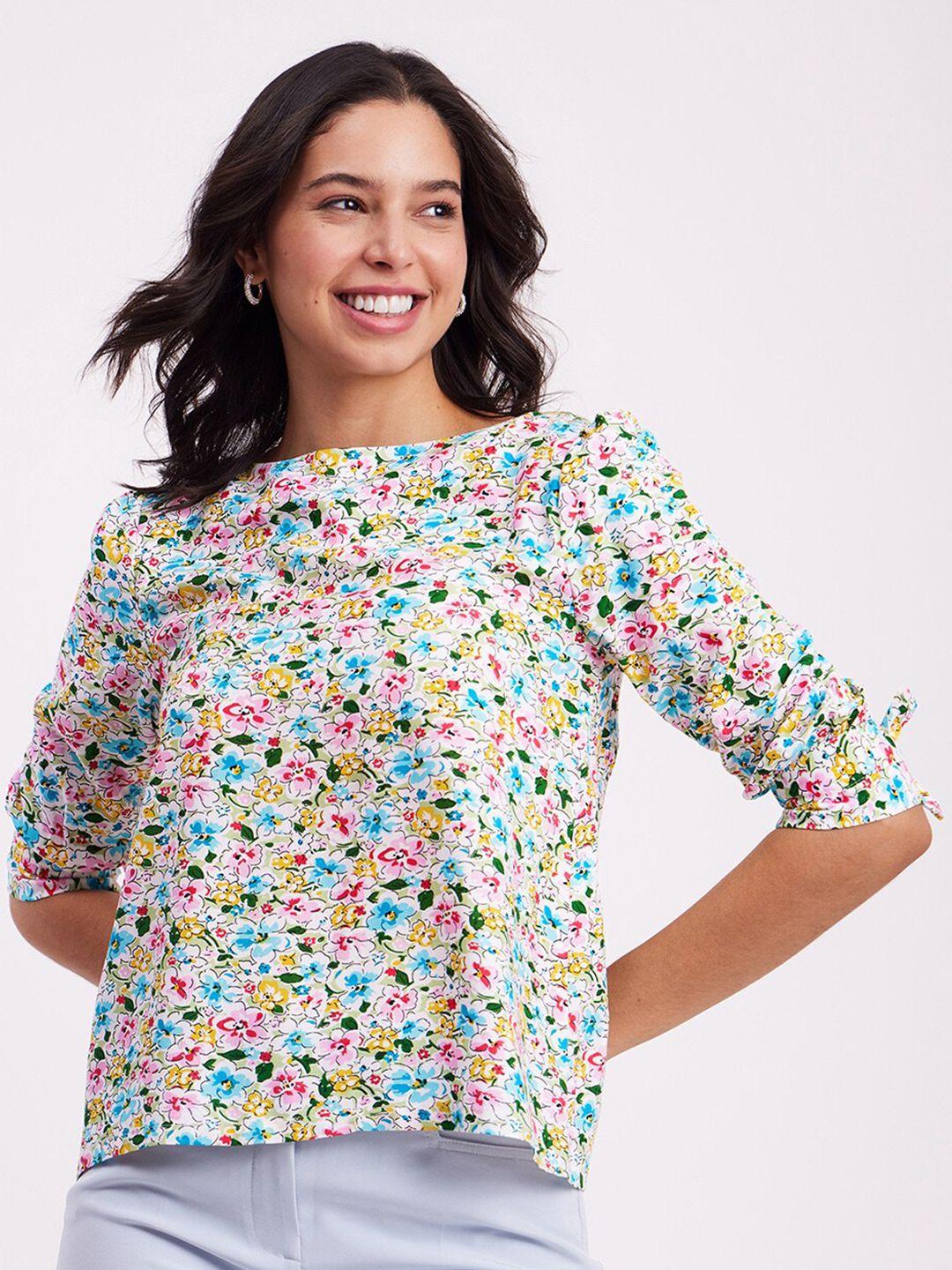 fablestreet floral printed regular top