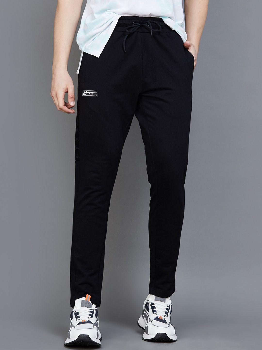 kappa men mid-rise sports track pants