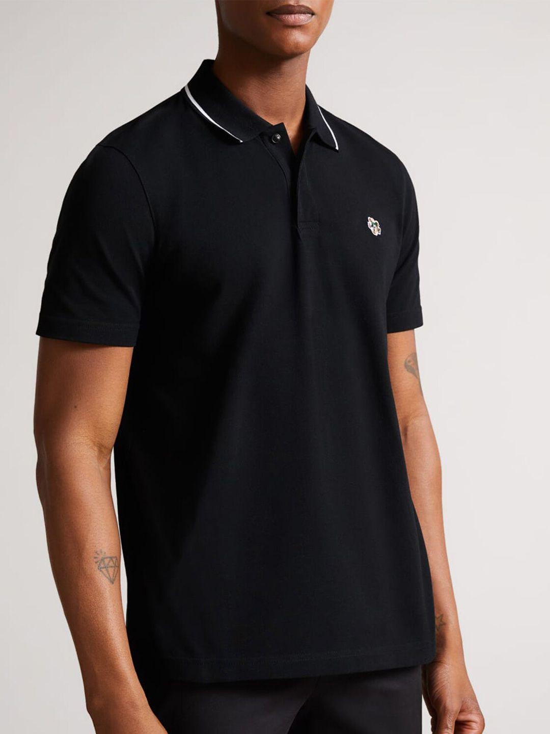 ted baker regular fit polo collar cotton casual t-shirt