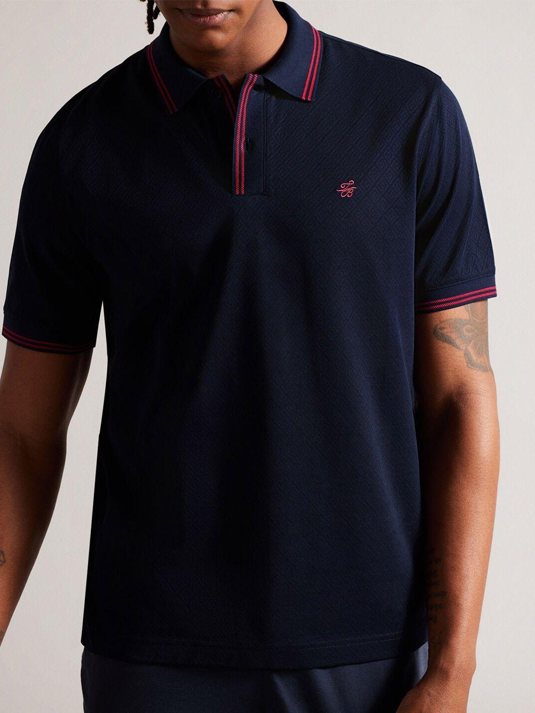 ted baker regular fit polo collar cotton casual t-shirt