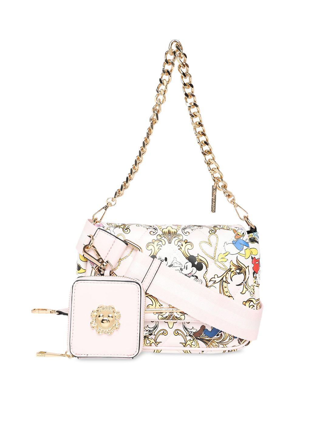 aldo disney printed structured shoulder bag