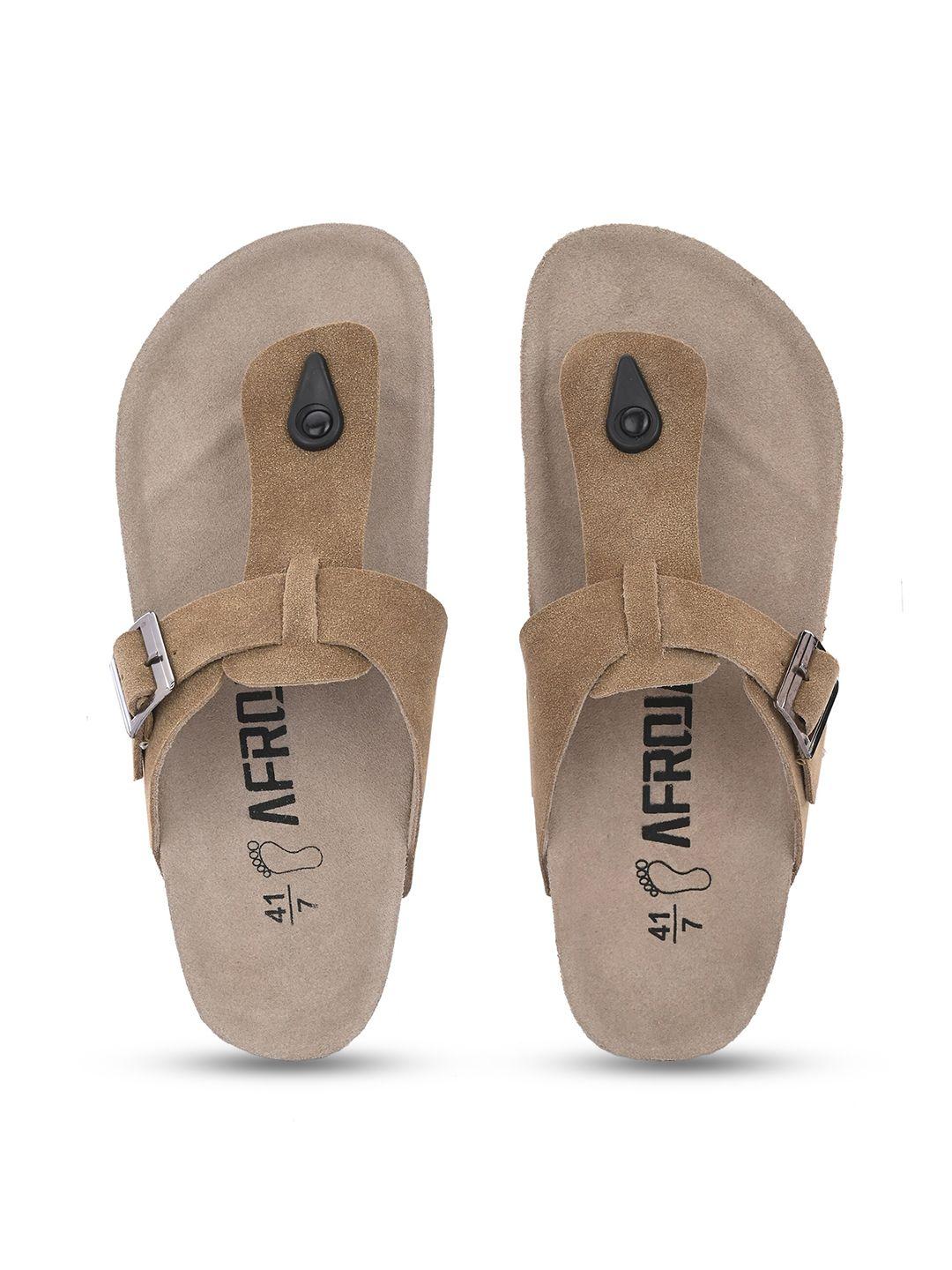 afrojack men beige slip-on