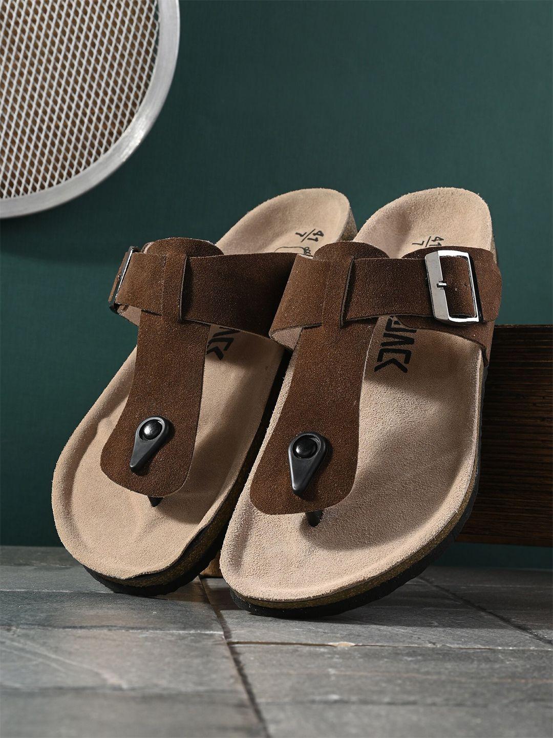 afrojack men brown slip-on